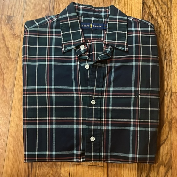Vintage Ralph Lauren button down plaid top - Picture 4 of 4